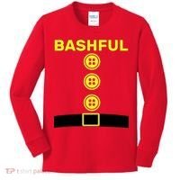 Bashful Dwarf Halloween Costume Kids Long Sleeve Shirt thumb 0