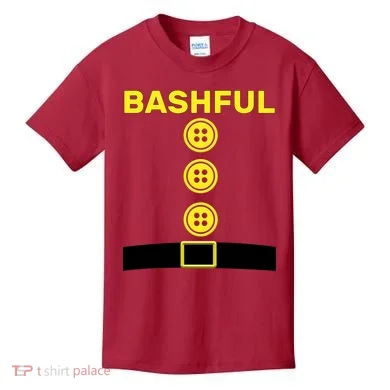 Bashful Dwarf Halloween Costume Kids T-Shirt