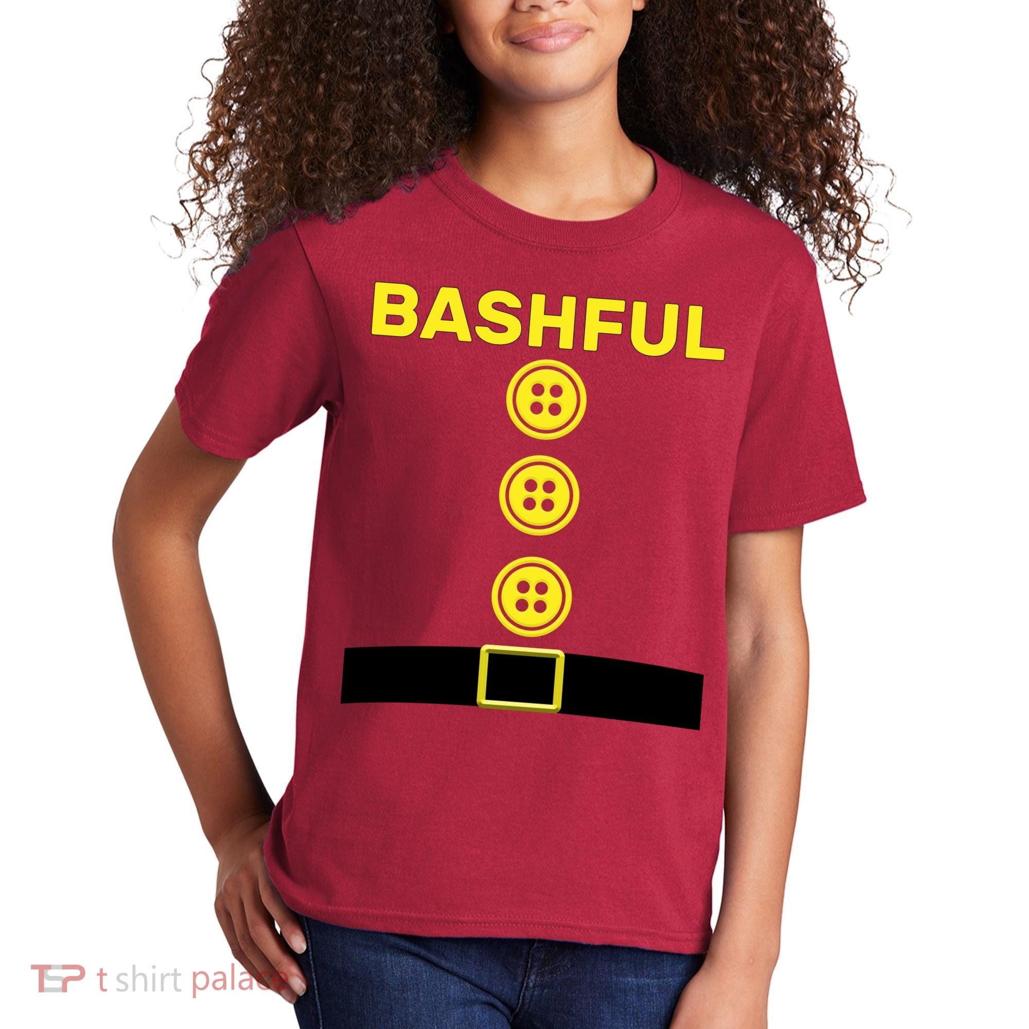 Bashful Dwarf Halloween Costume Kids T-Shirt