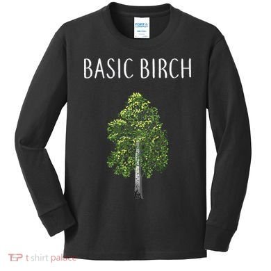 Basic Birch Kids Long Sleeve Shirt
