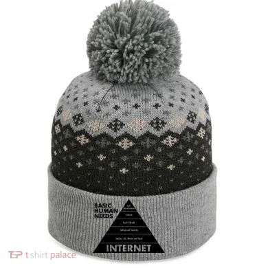 Basic Human Needs Pyramid  The Baniff Cuffed Pom Beanie