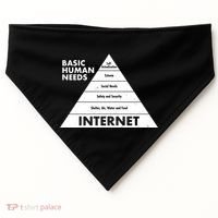 Basic Human Needs Pyramid  USA-Made Doggie Bandana thumb 0