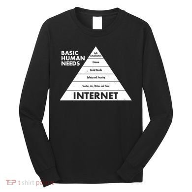 Basic Human Needs Pyramid  Long Sleeve Shirt