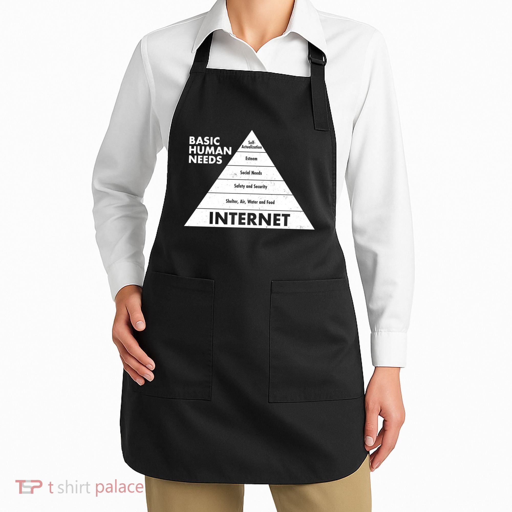 Basic Human Needs Pyramid  Apron