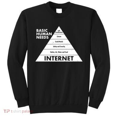 Basic Human Needs Pyramid  Sweatshirt