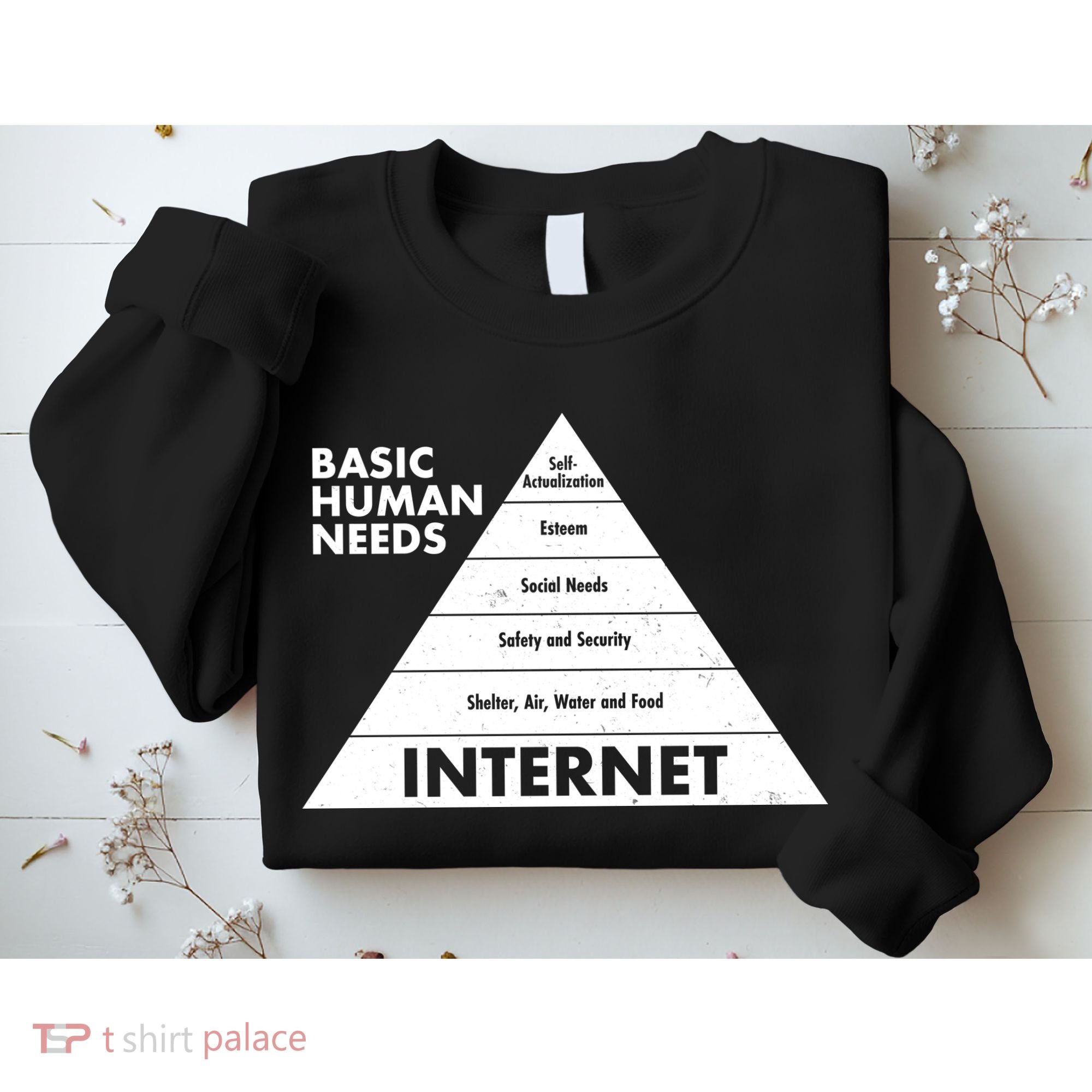 Basic Human Needs Pyramid  Sweatshirt