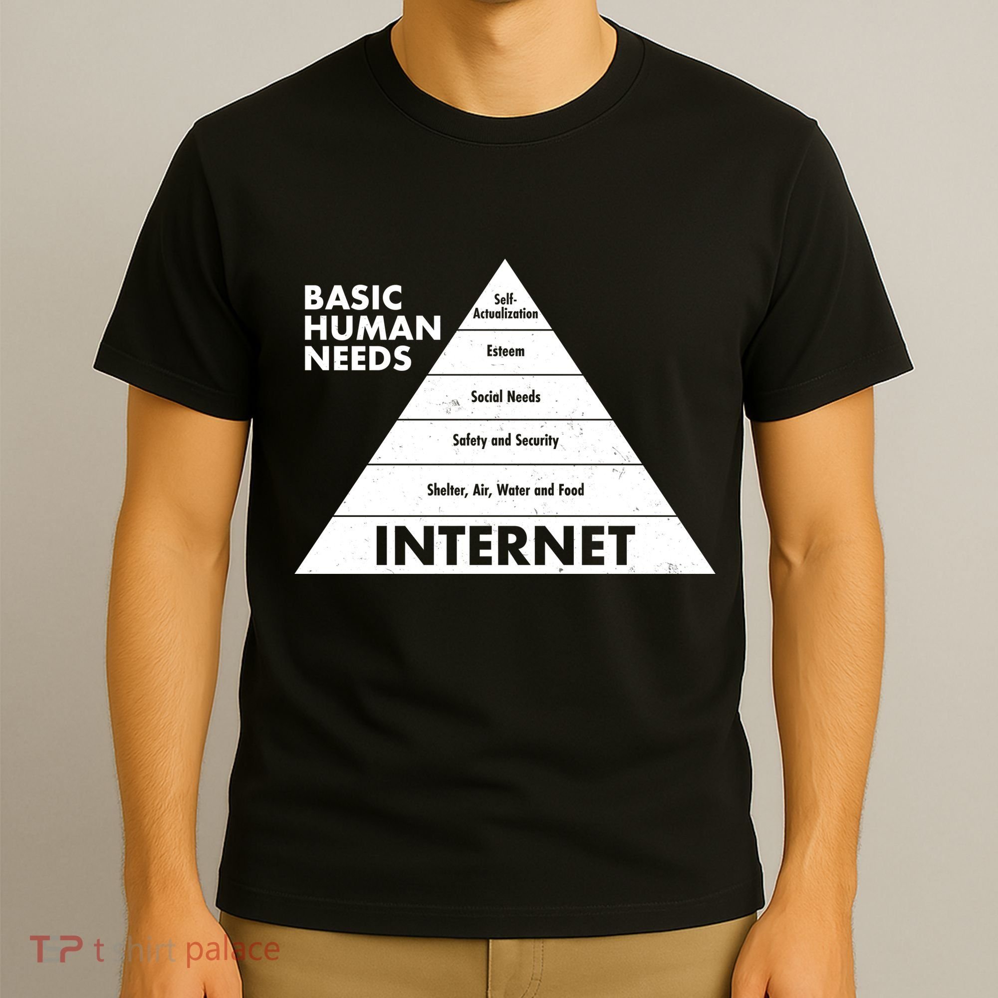 Basic Human Needs Pyramid  T-Shirt