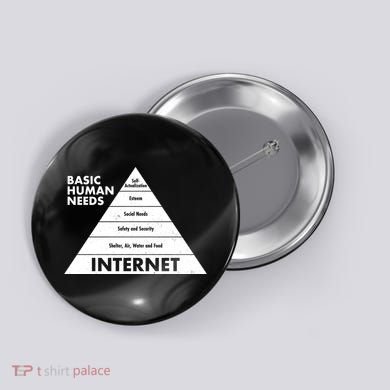 Basic Human Needs Pyramid  Button