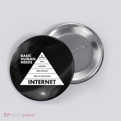 Basic Human Needs Pyramid  Button