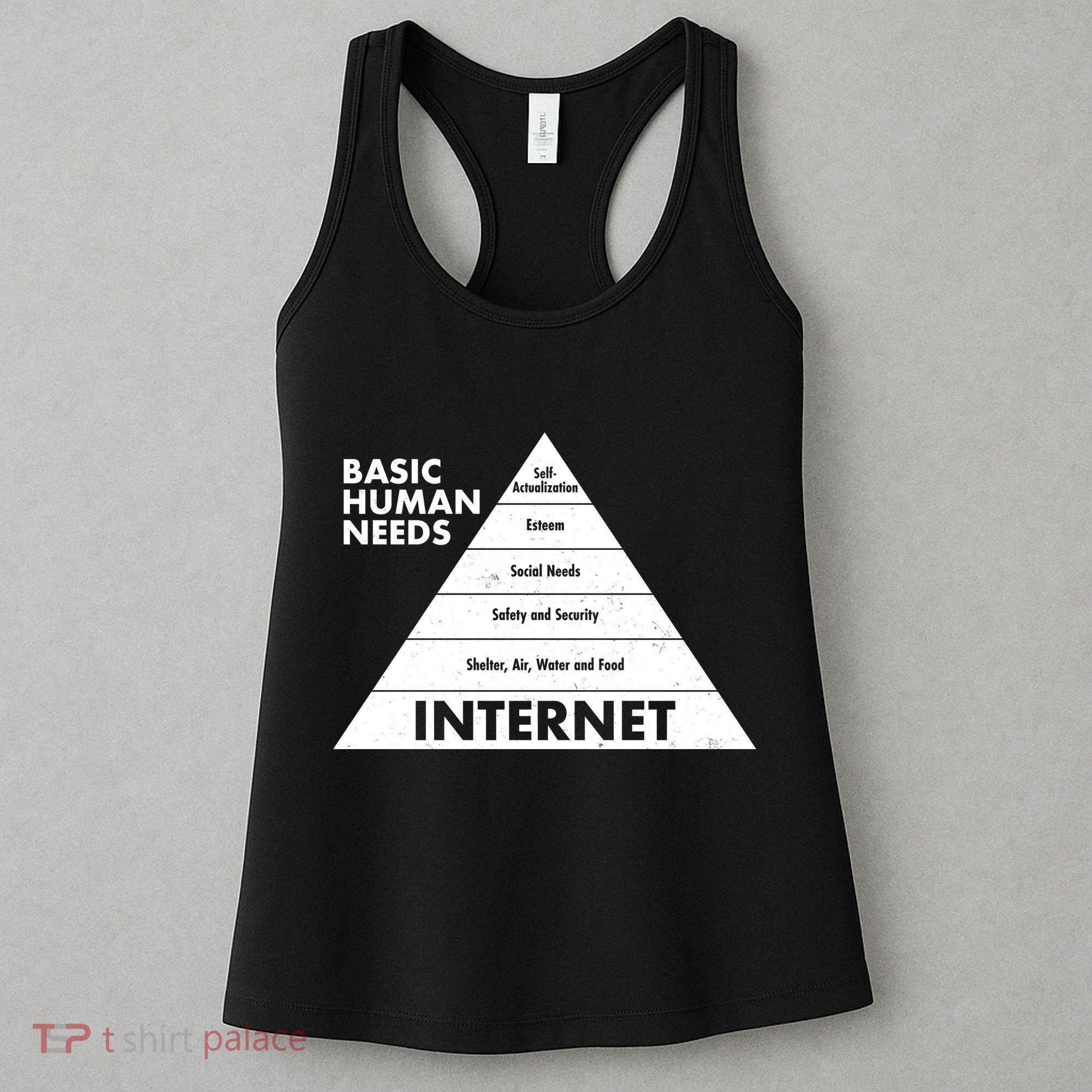 Basic Human Needs Pyramid  Women's Tank Top