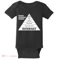 Basic Human Needs Pyramid  Baby Bodysuit thumb 0