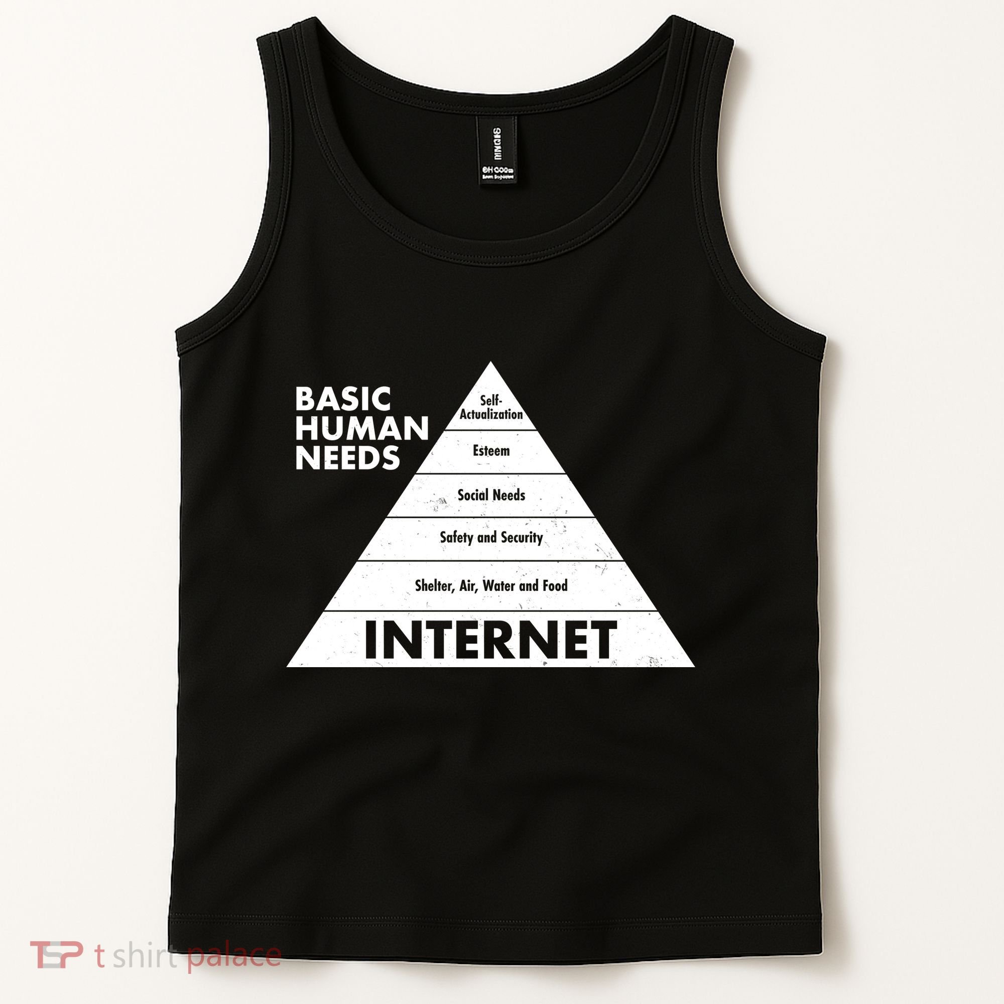 Basic Human Needs Pyramid  Tank Top