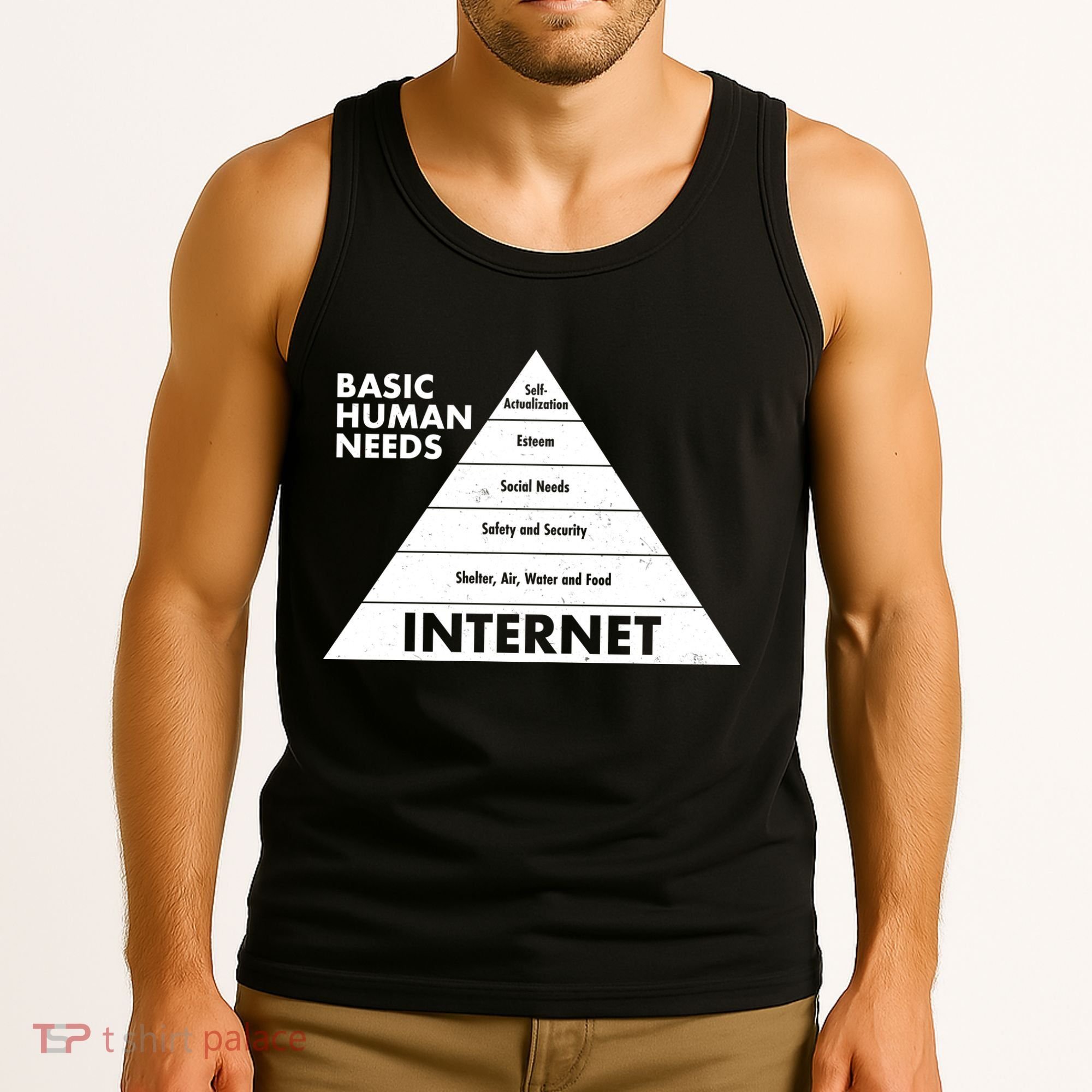 Basic Human Needs Pyramid  Tank Top