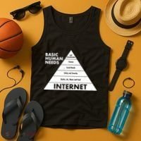 Basic Human Needs Pyramid  Tank Top thumb 4