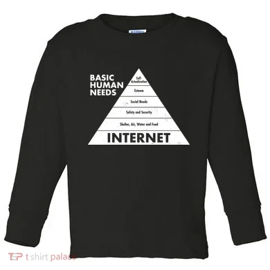 Basic Human Needs Pyramid  Toddler Long Sleeve