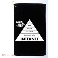 Basic Human Needs Pyramid  Golf Towel thumb 0