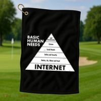 Basic Human Needs Pyramid  Golf Towel thumb 1