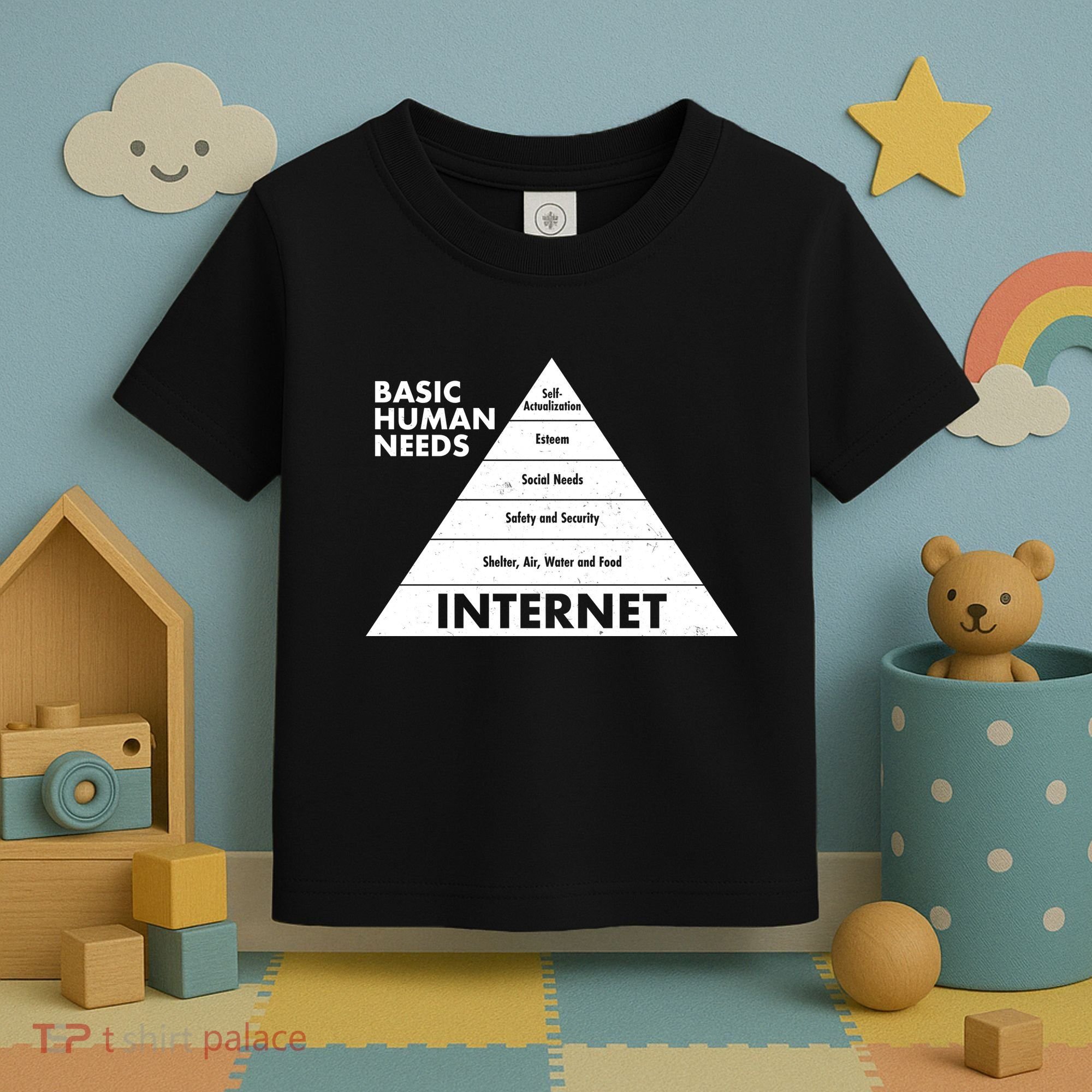 Basic Human Needs Pyramid  Toddler T-Shirt