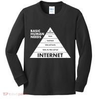 Basic Human Needs Pyramid  Kids Long Sleeve Shirt thumb 0