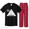 Basic Human Needs Pyramid Kids Plaid Pajama Set