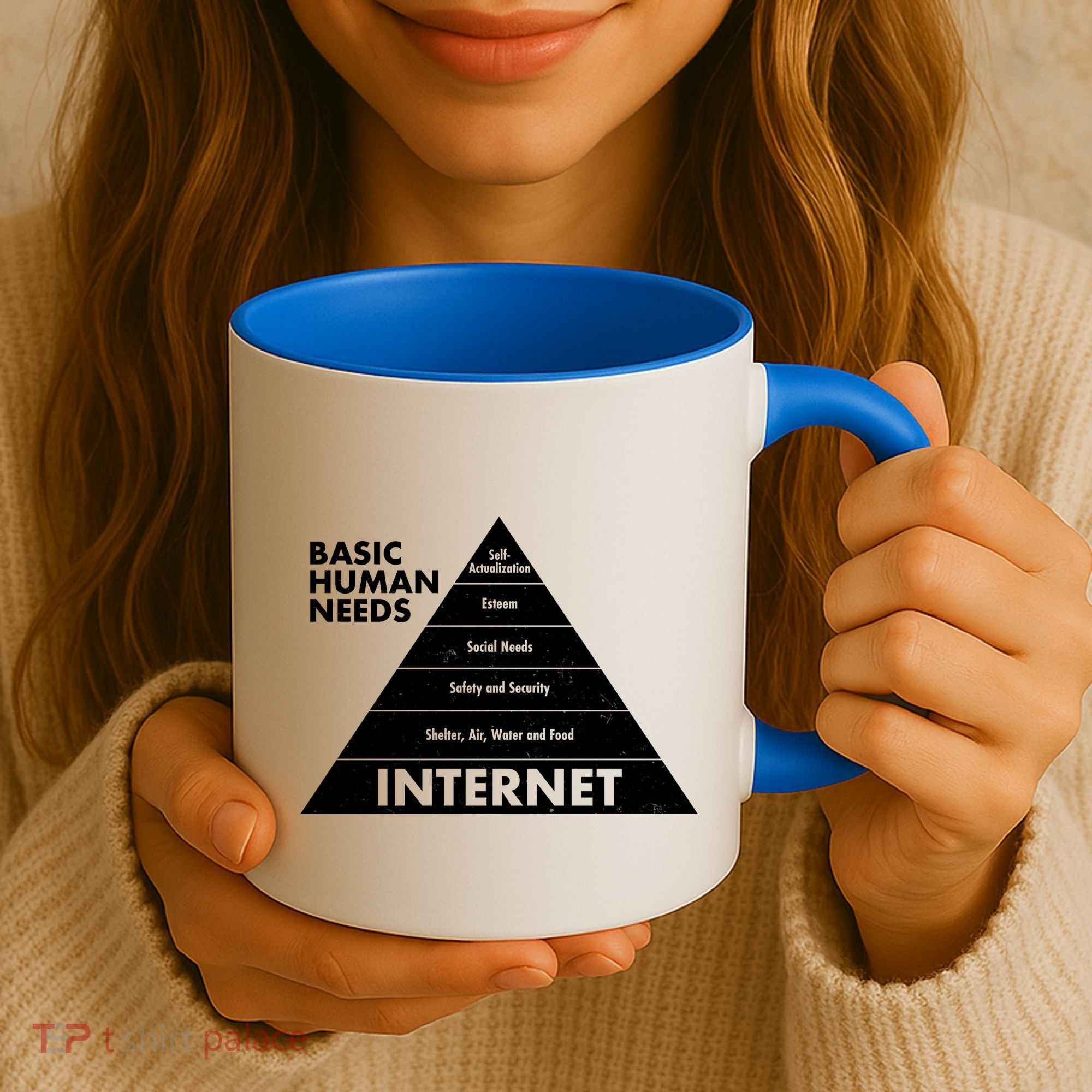 Basic Human Needs Pyramid  Coffee Mug
