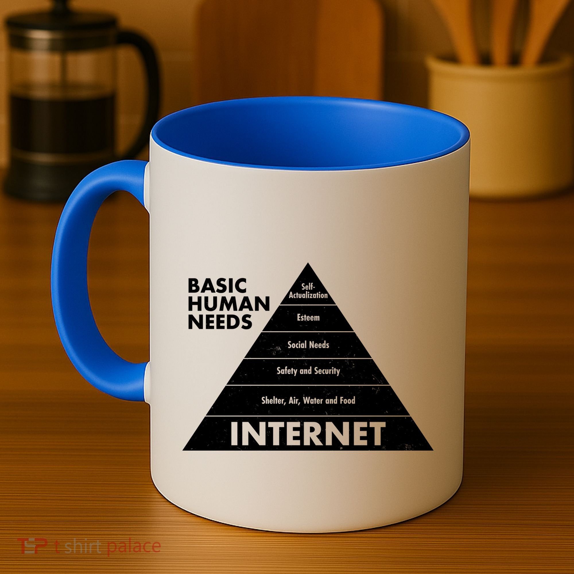 Basic Human Needs Pyramid  Coffee Mug