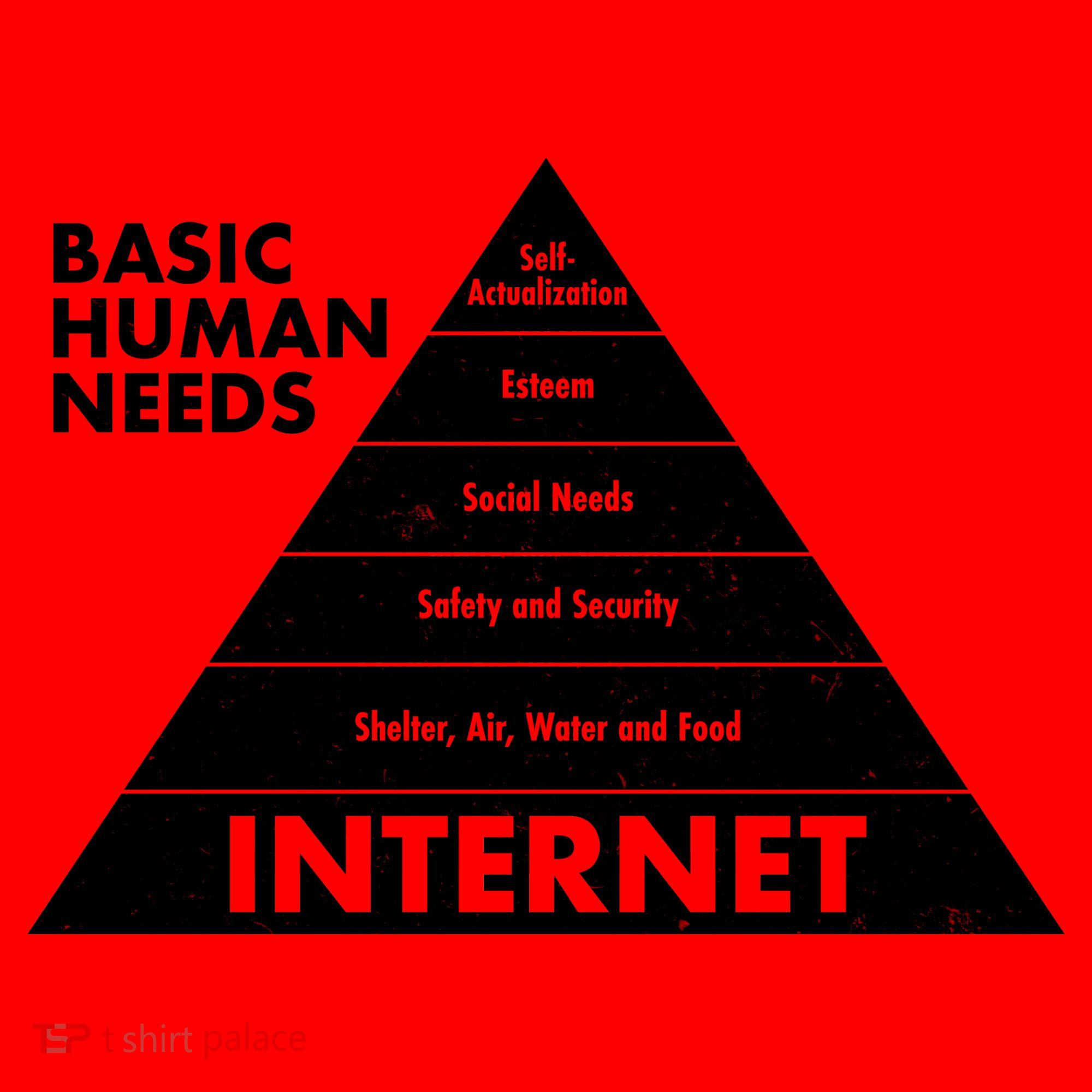 Basic Human Needs Pyramid  Santa Hat