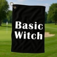 Basic Witch Golf Towel thumb 1