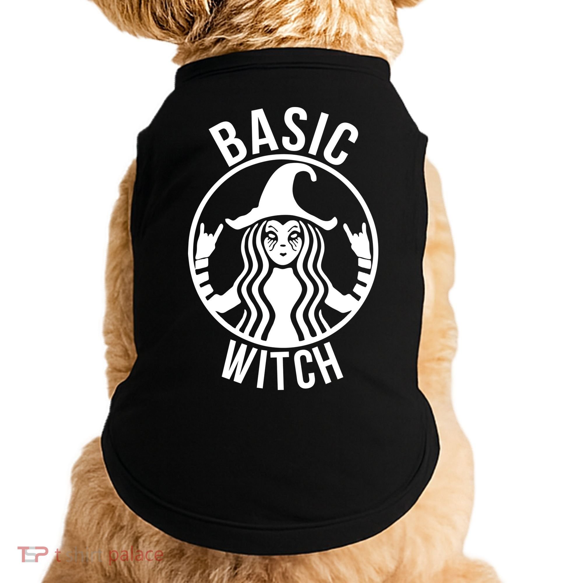 Basic Witch Funny Halloween Doggie Tank