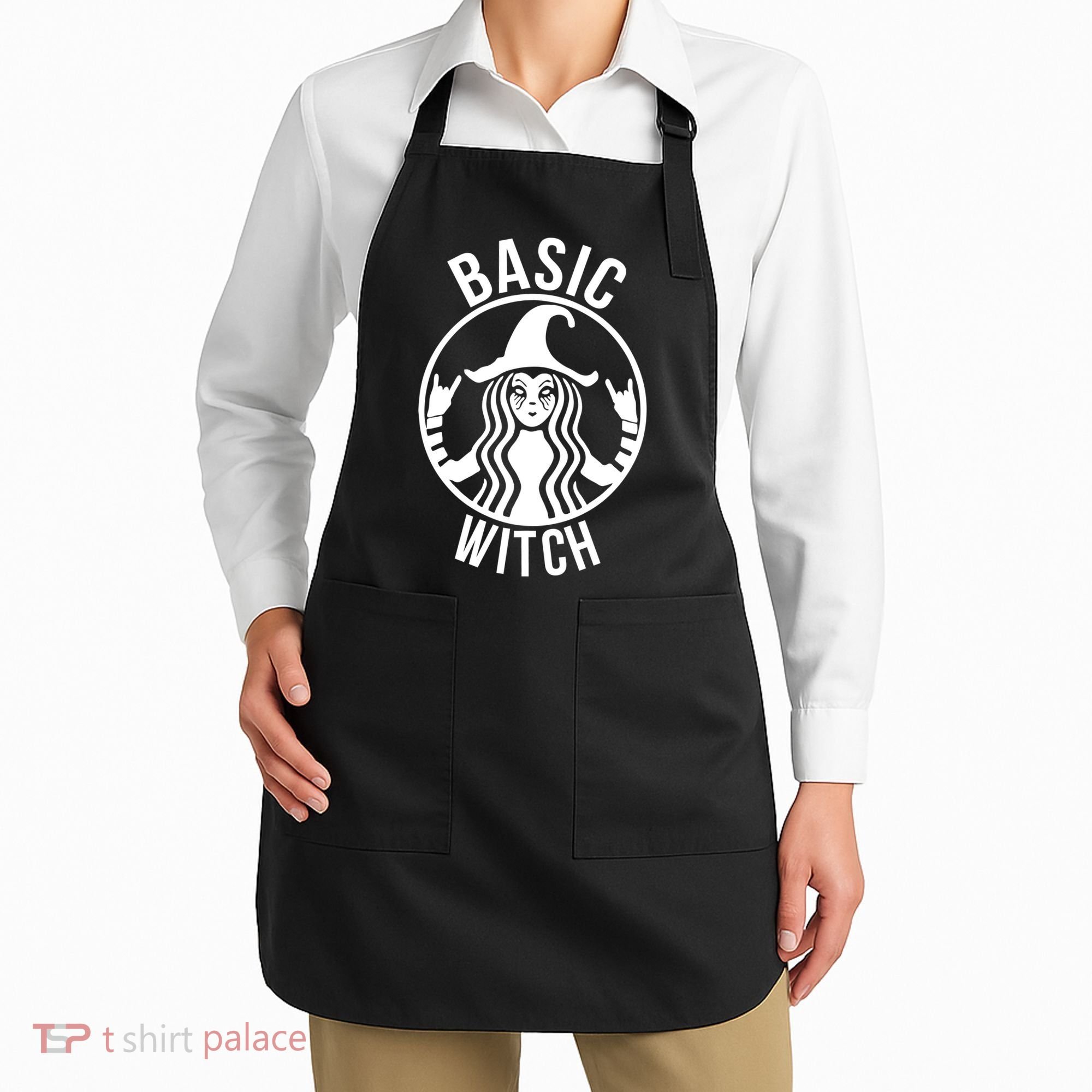 Basic Witch Funny Halloween Apron