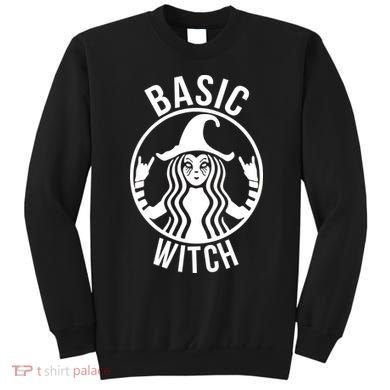 Basic Witch Funny Halloween Sweatshirt