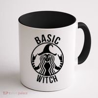 Basic Witch Funny Halloween Coffee Mug thumb 1