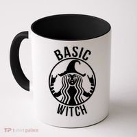 Basic Witch Funny Halloween Coffee Mug thumb 0