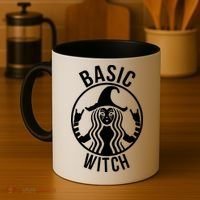 Basic Witch Funny Halloween Coffee Mug thumb 4