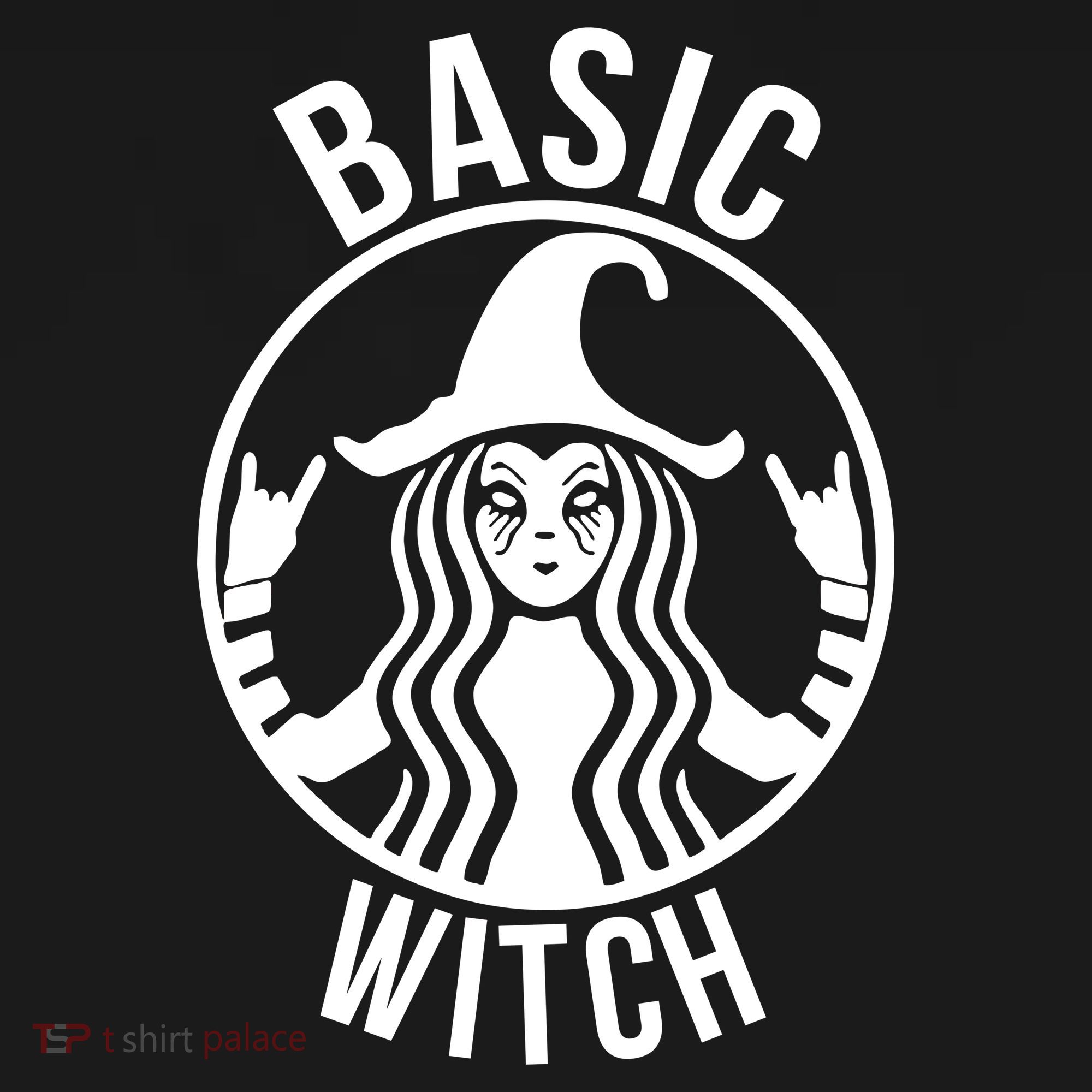 Basic Witch Funny Halloween Polo