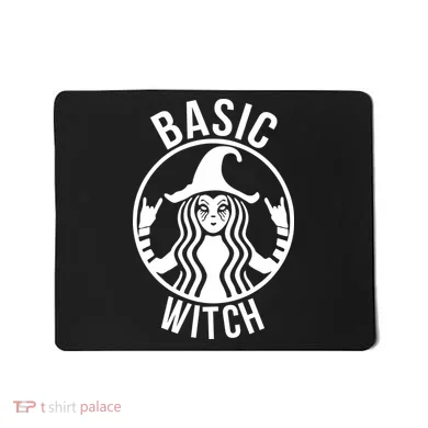 Basic Witch Funny Halloween Mousepad