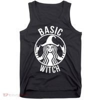 Basic Witch Funny Halloween Tank Top thumb 0