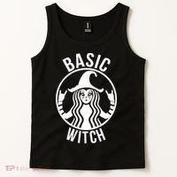 Basic Witch Funny Halloween Tank Top thumb 2