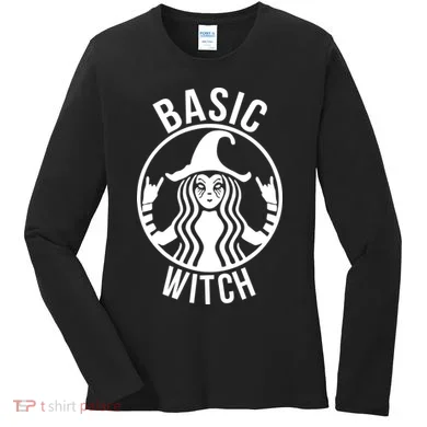 Basic Witch Funny Halloween Women's Long Sleeve Shirt