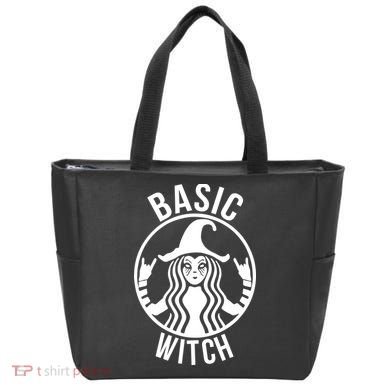Basic Witch Funny Halloween Tote Bag