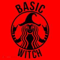 Basic Witch Funny Halloween Santa Hat thumb 1