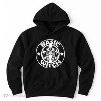 Basic Witch Parody Funny Halloween Hoodie thumb 0