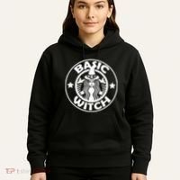 Basic Witch Parody Funny Halloween Hoodie thumb 5