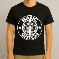Basic Witch Parody Funny Halloween T-Shirt thumb 3