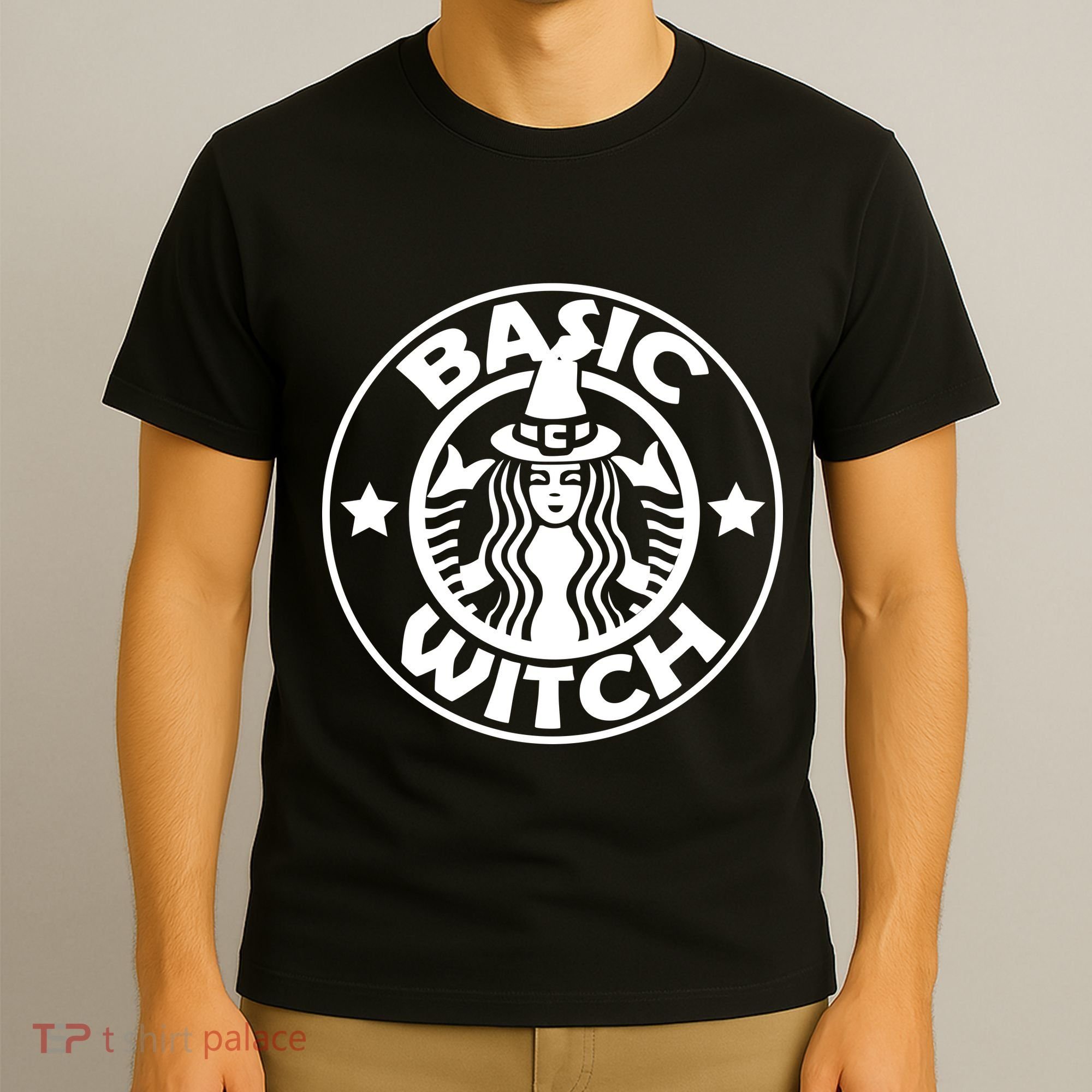 Basic Witch Parody Funny Halloween T-Shirt