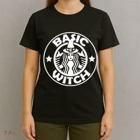 Basic Witch Parody Funny Halloween T-Shirt thumb 4