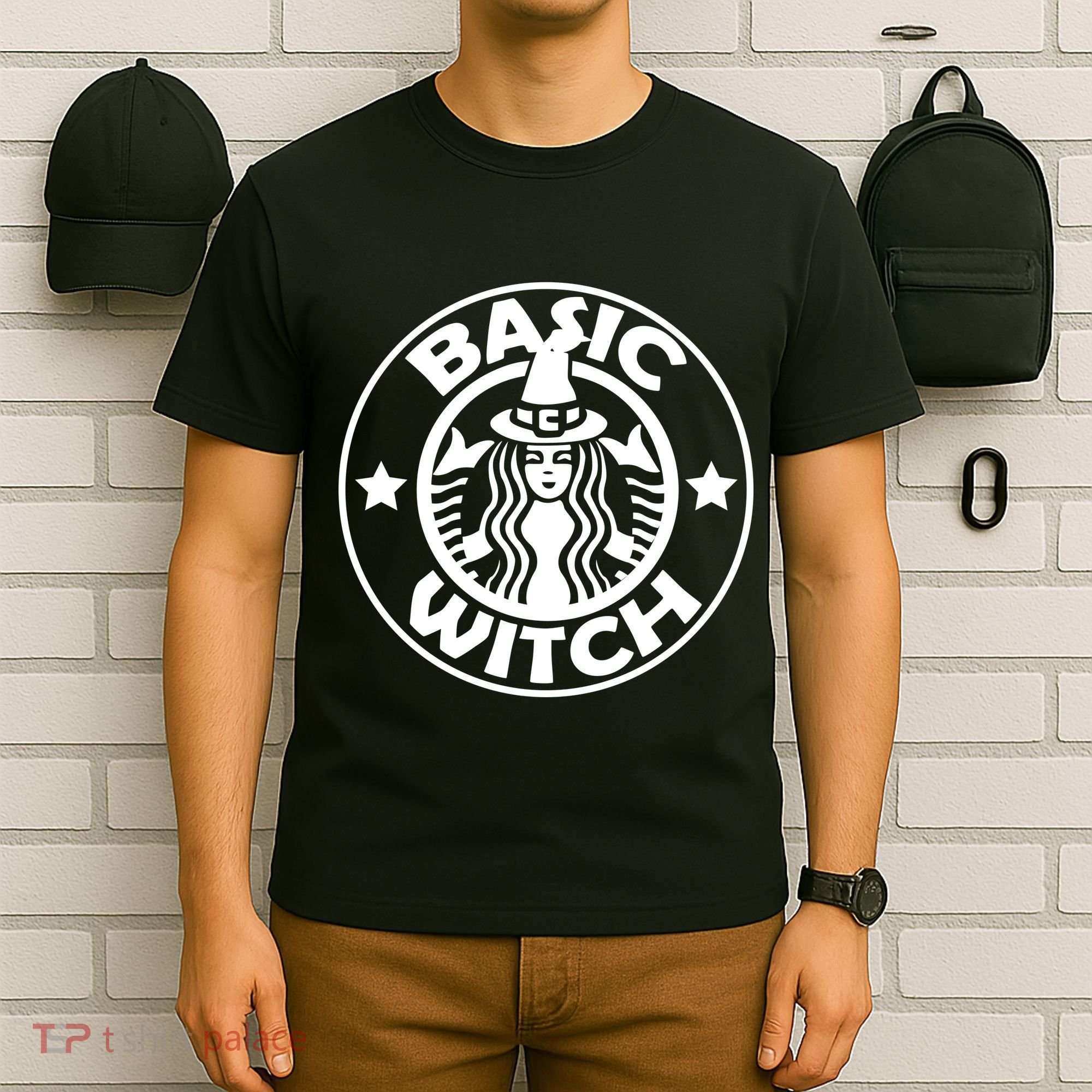 Basic Witch Parody Funny Halloween T-Shirt