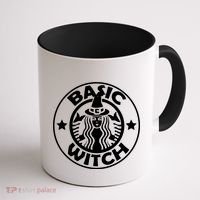 Basic Witch Parody Funny Halloween Coffee Mug thumb 1