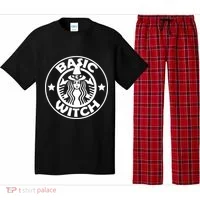 Basic Witch Parody Funny Halloween Pajama Set thumb 0