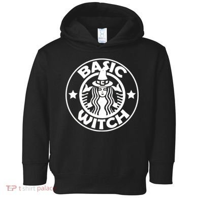 Basic Witch Parody Funny Halloween Toddler Hoodie